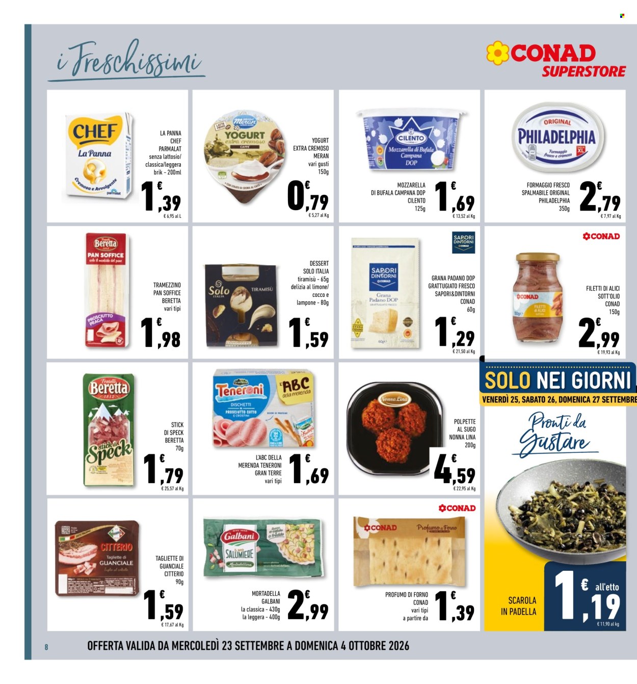 Volantino Conad - 23/9/2026 - 4/10/2026. Pagina 8