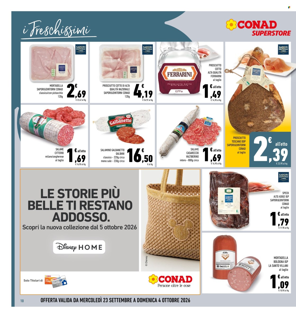 Volantino Conad - 23/9/2026 - 4/10/2026. Pagina 10