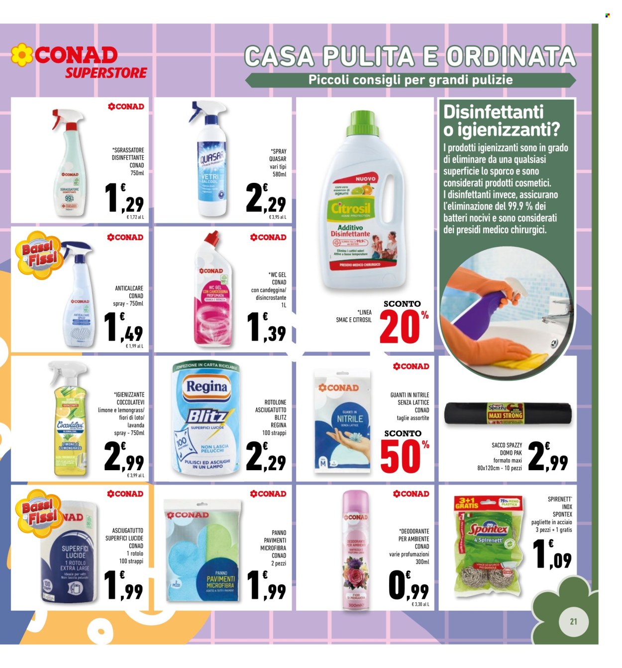 Volantino Conad - 23/9/2026 - 4/10/2026. Pagina 21