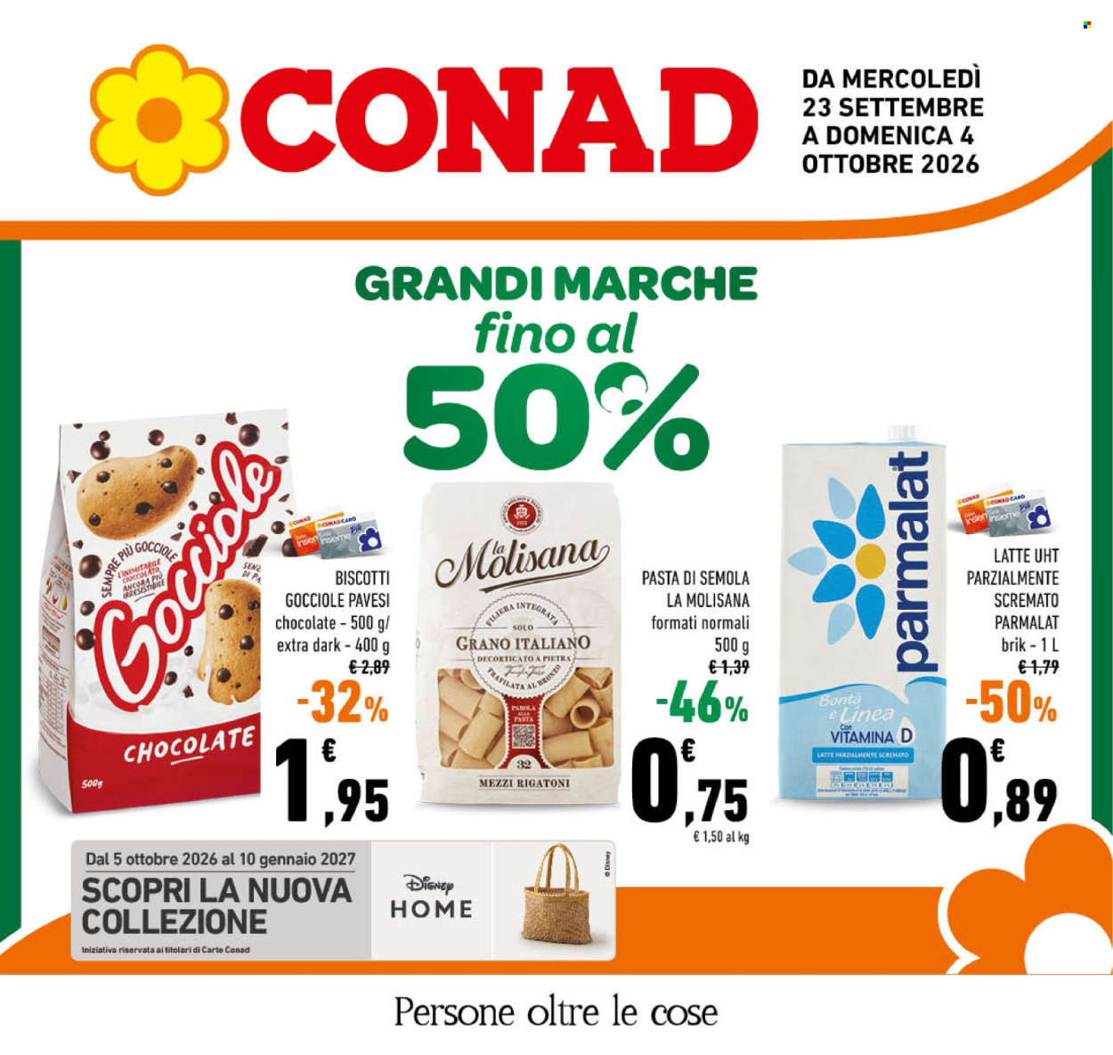 Volantino Conad - 23/9/2026 - 4/10/2026. Pagina 1
