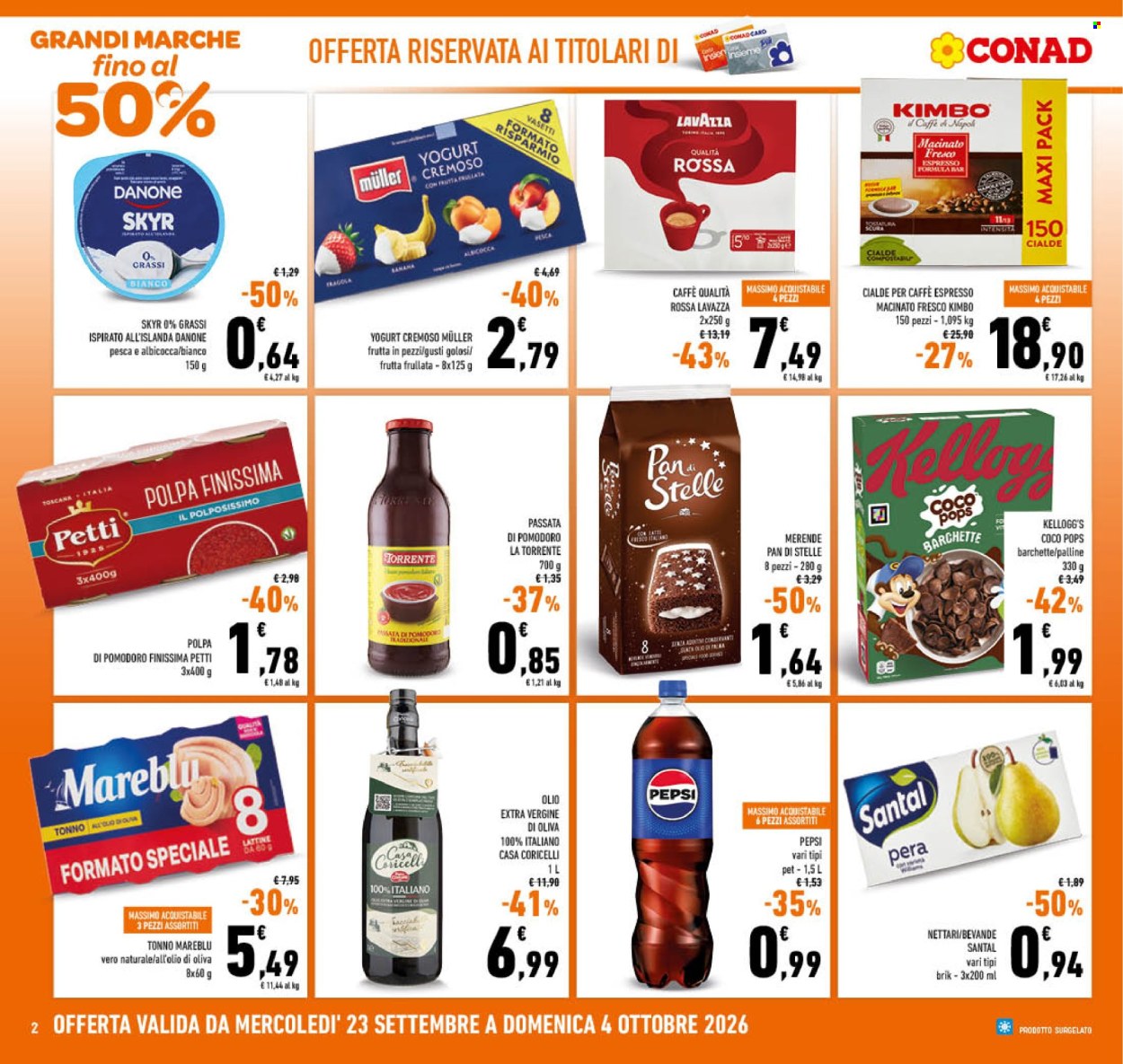 Volantino Conad - 23/9/2026 - 4/10/2026. Pagina 2