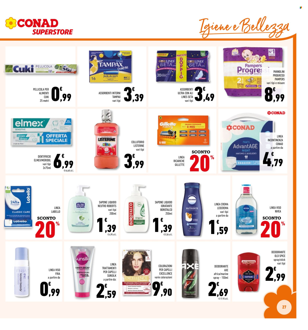 Volantino Conad - 23/9/2026 - 4/10/2026. Pagina 27
