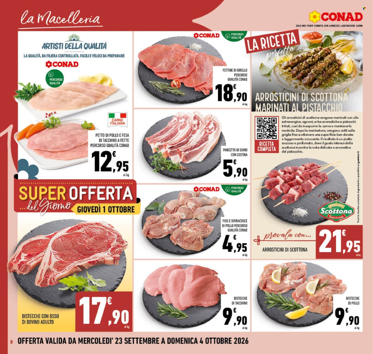 Volantino Conad - 23/9/2026 - 4/10/2026. Pagina 8