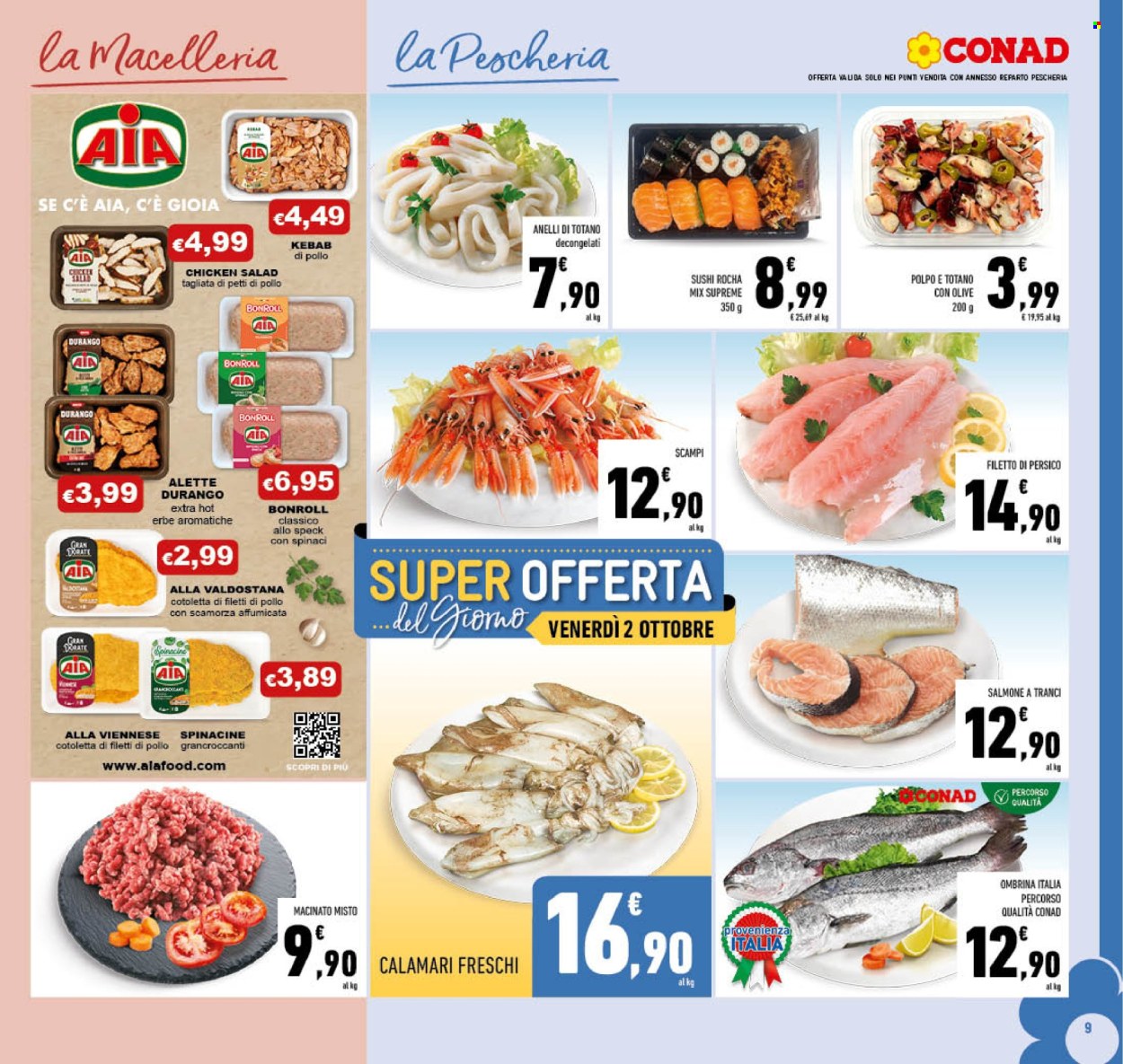 Volantino Conad - 23/9/2026 - 4/10/2026. Pagina 9
