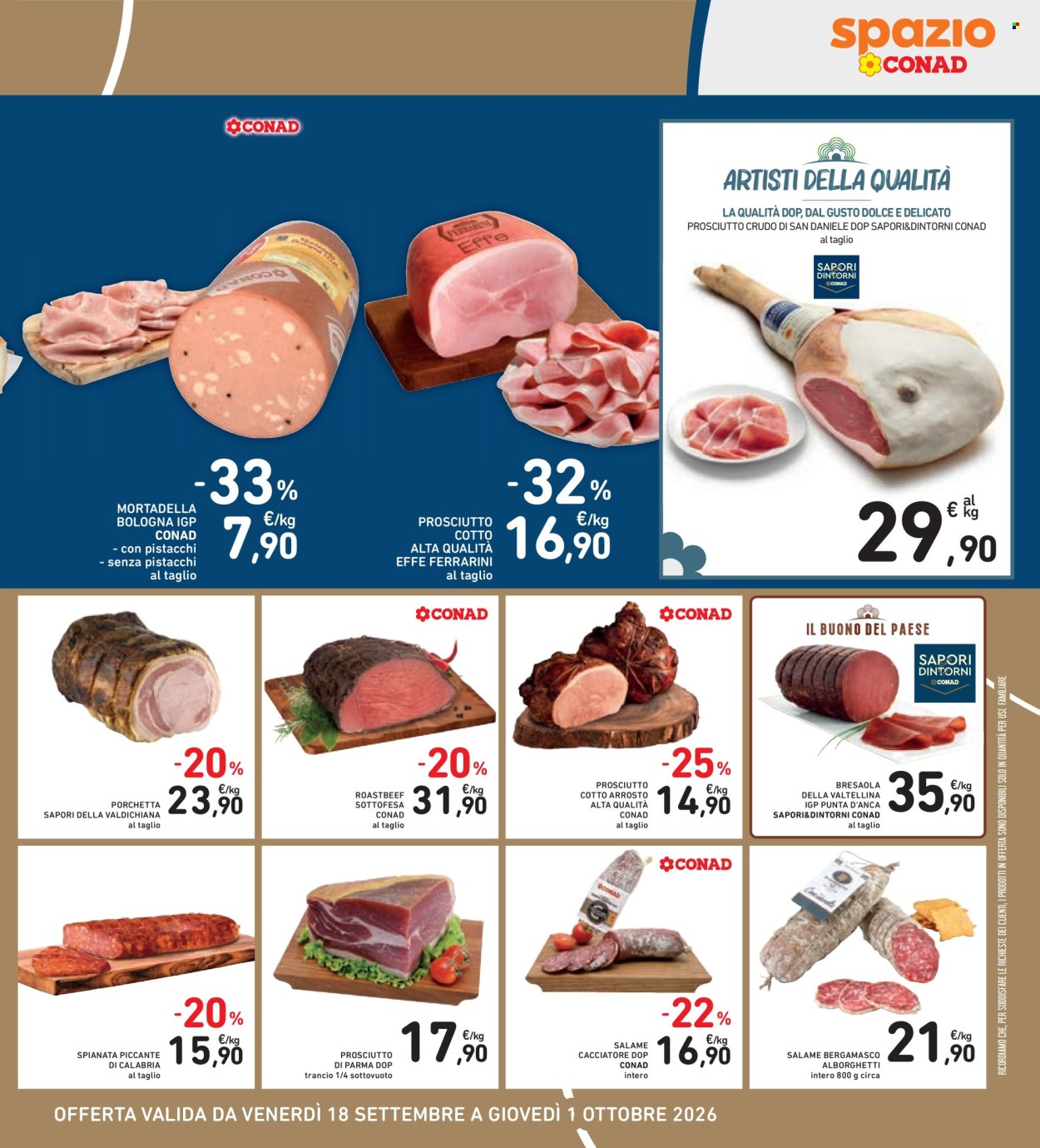 Volantino Spazio Conad - 18/9/2026 - 1/10/2026. Pagina 29