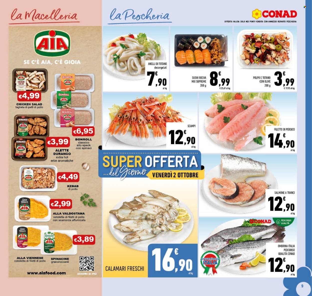 Volantino Conad - 23/9/2026 - 4/10/2026. Pagina 9