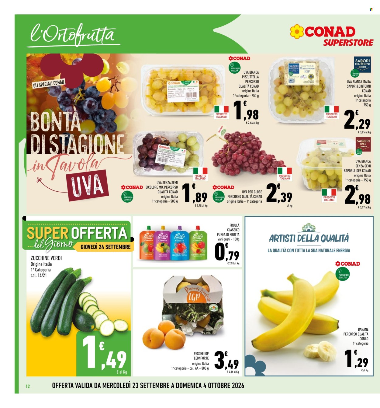 Volantino Conad - 23/9/2026 - 4/10/2026. Pagina 12