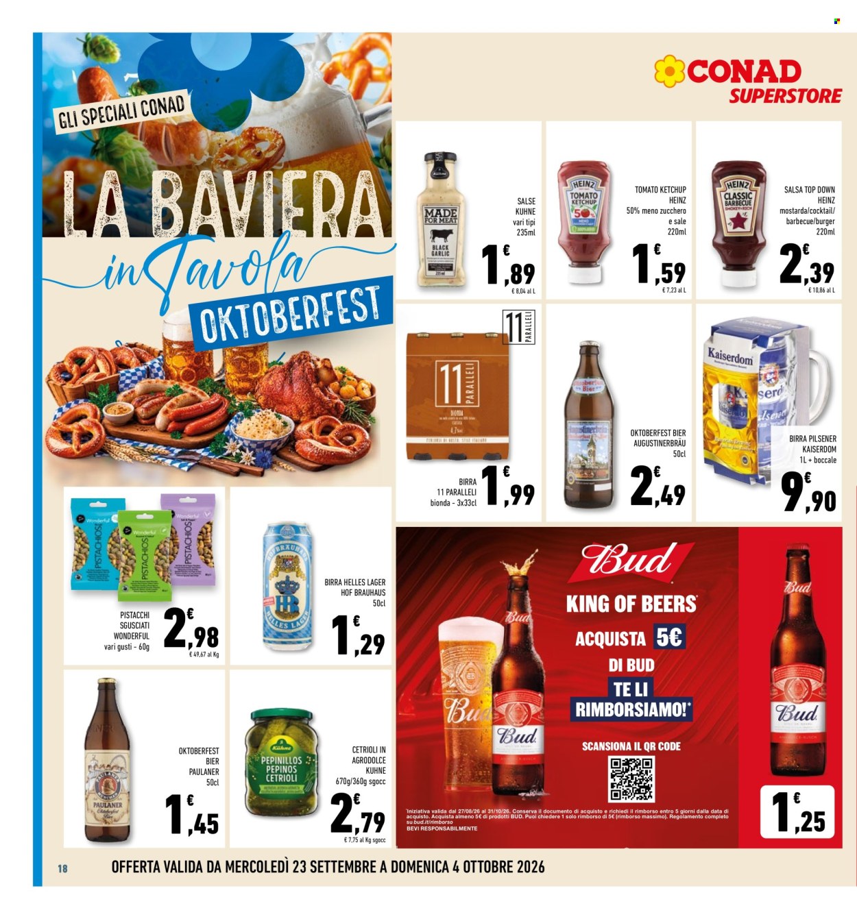 Volantino Conad - 23/9/2026 - 4/10/2026. Pagina 18