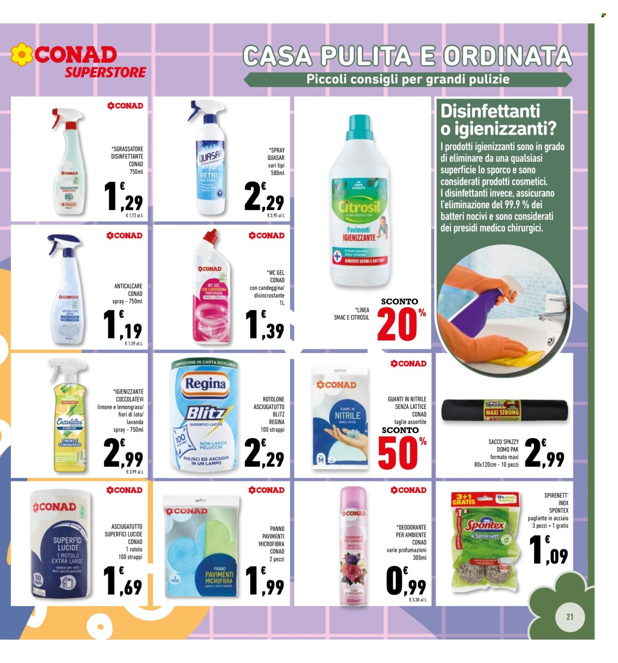 Volantino Conad - 23/9/2026 - 4/10/2026. Pagina 21