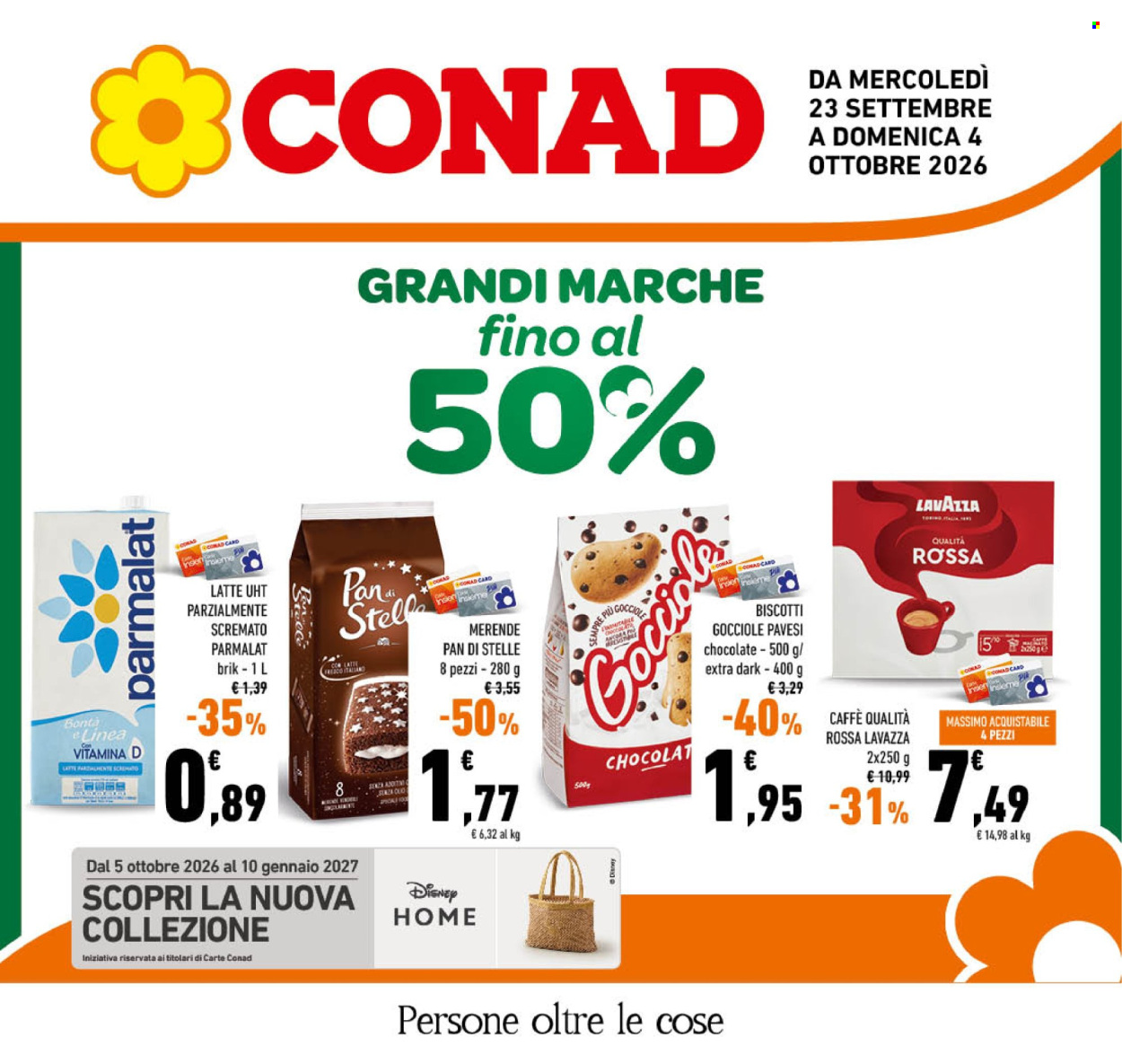 Volantino Conad - 23/9/2026 - 4/10/2026. Pagina 1