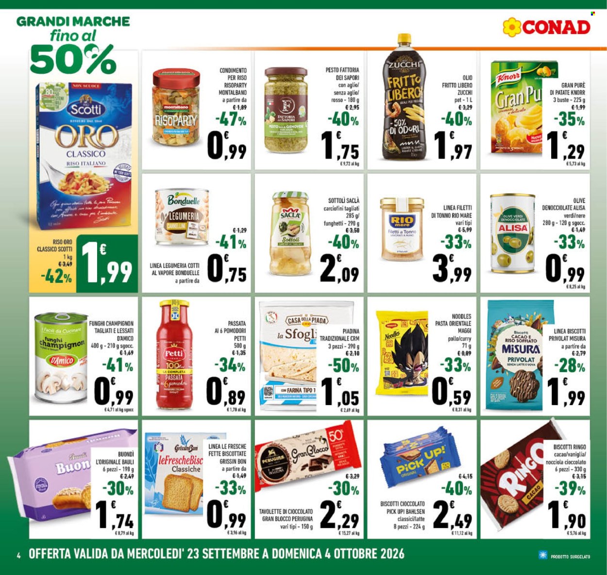 Volantino Conad - 23/9/2026 - 4/10/2026. Pagina 4