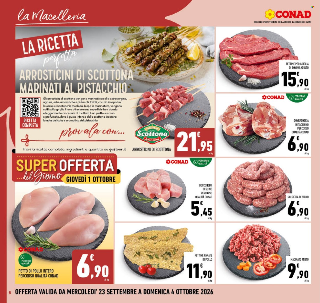 Volantino Conad - 23/9/2026 - 4/10/2026. Pagina 8