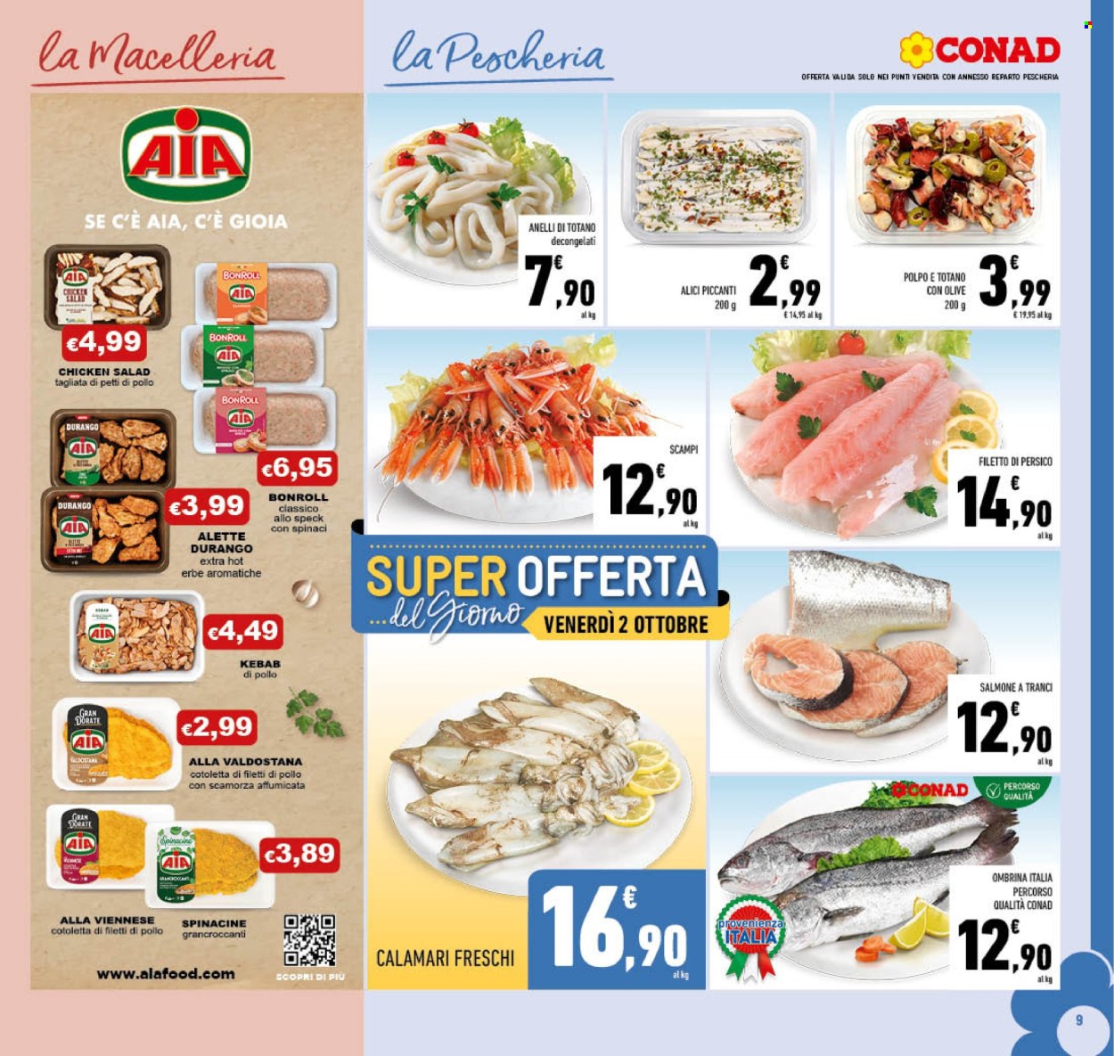 Volantino Conad - 23/9/2026 - 4/10/2026. Pagina 9