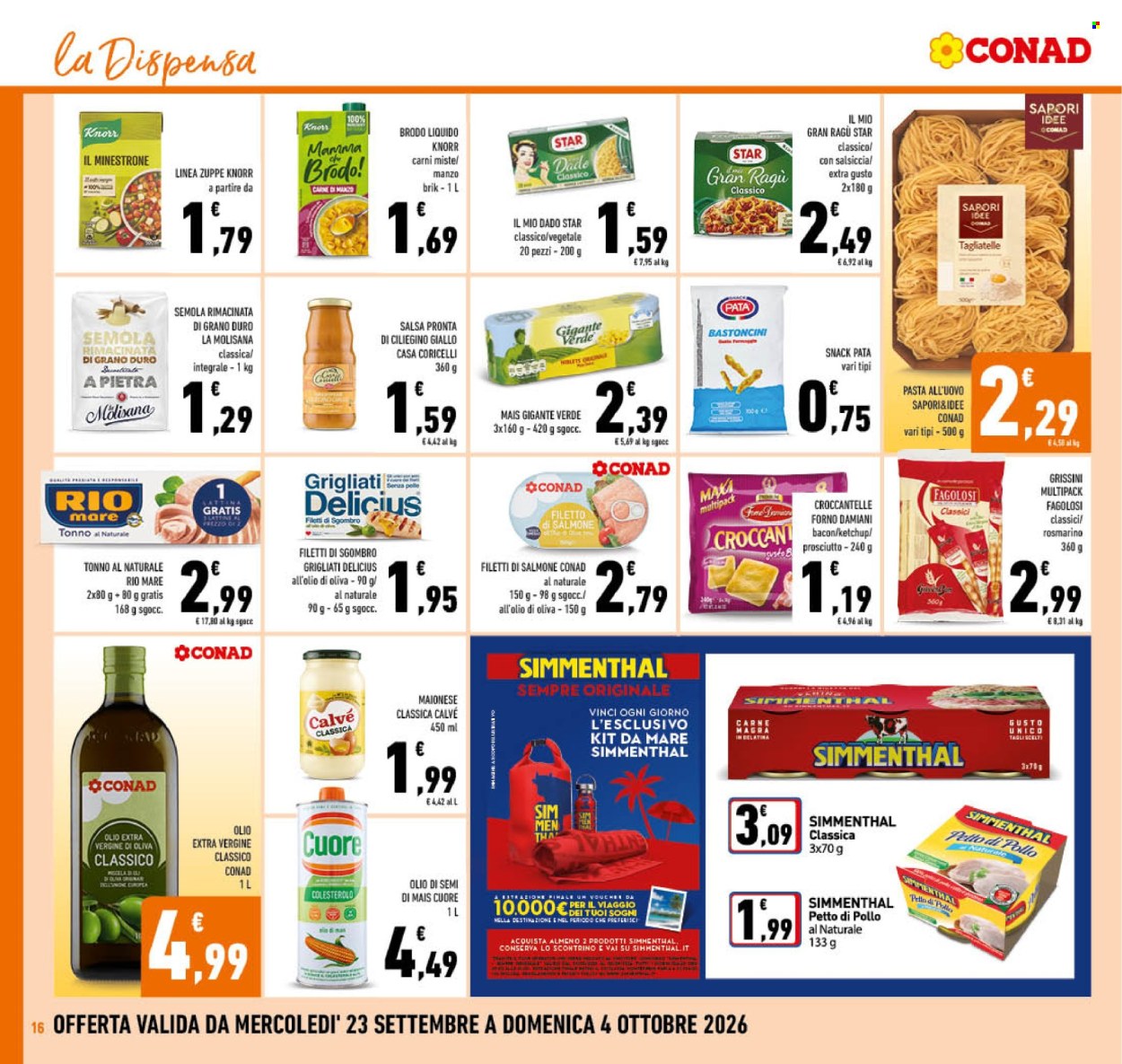 Volantino Conad - 23/9/2026 - 4/10/2026. Pagina 16
