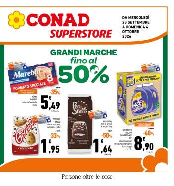 Volantino Conad - 23/9/2026 - 4/10/2026.