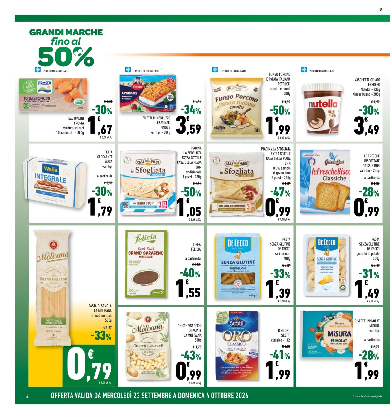 Volantino Conad - 23/9/2026 - 4/10/2026. Pagina 4