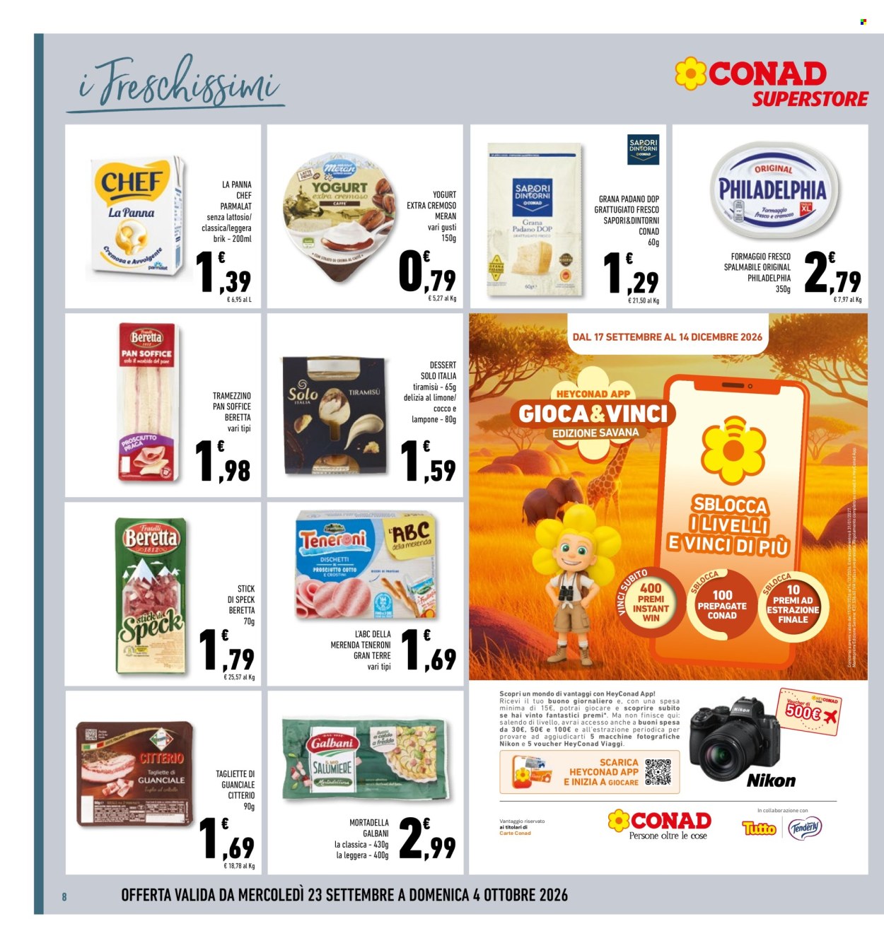 Volantino Conad - 23/9/2026 - 4/10/2026. Pagina 8