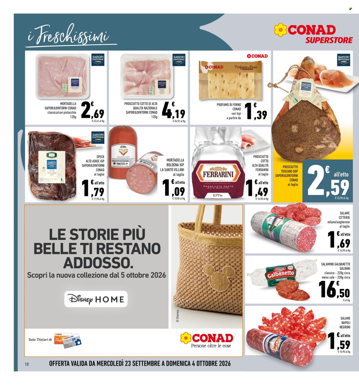 Volantino Conad - 23/9/2026 - 4/10/2026. Pagina 10