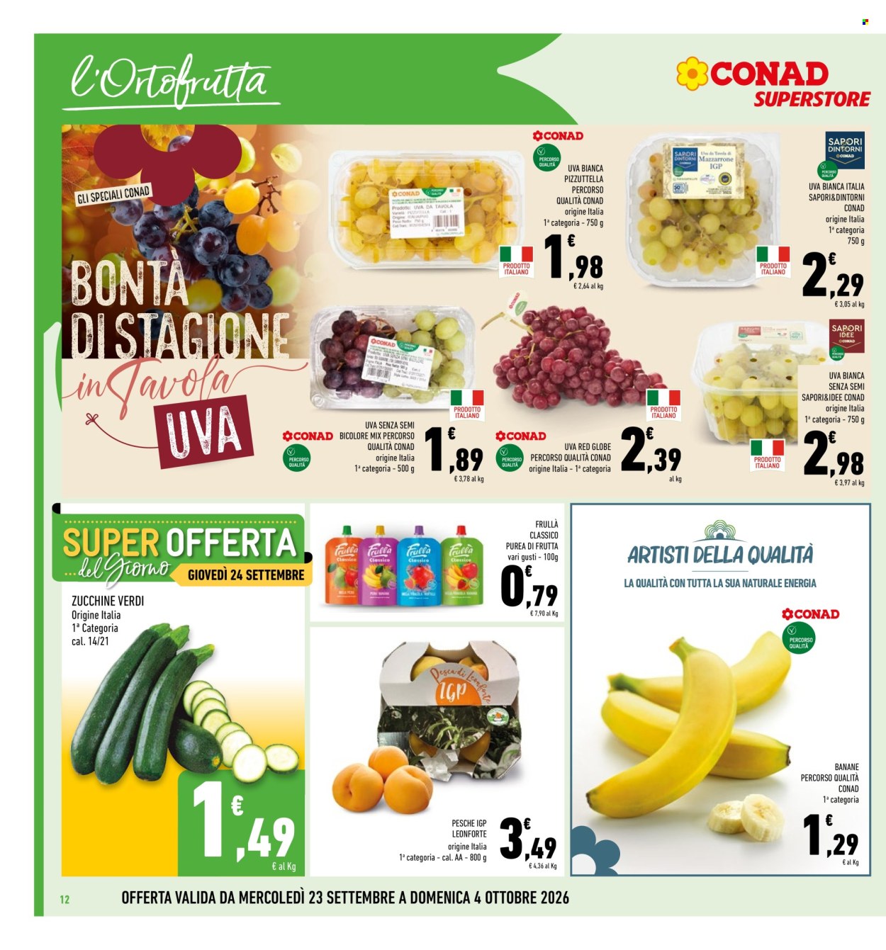 Volantino Conad - 23/9/2026 - 4/10/2026. Pagina 12