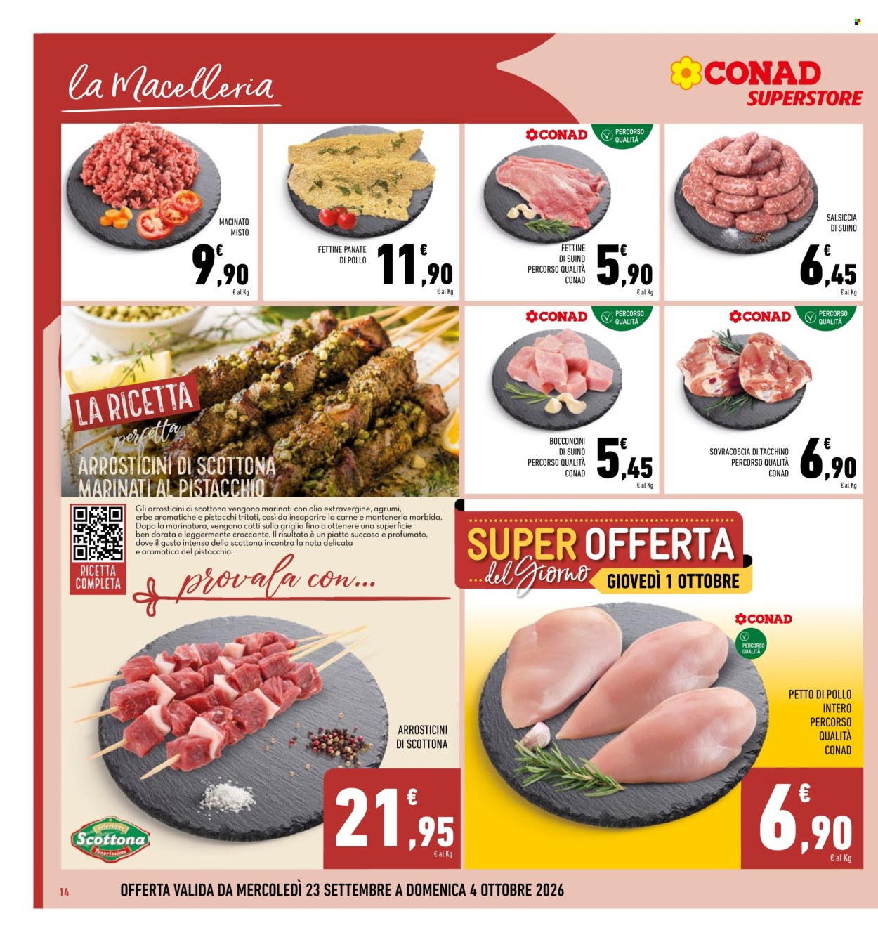 Volantino Conad - 23/9/2026 - 4/10/2026. Pagina 14