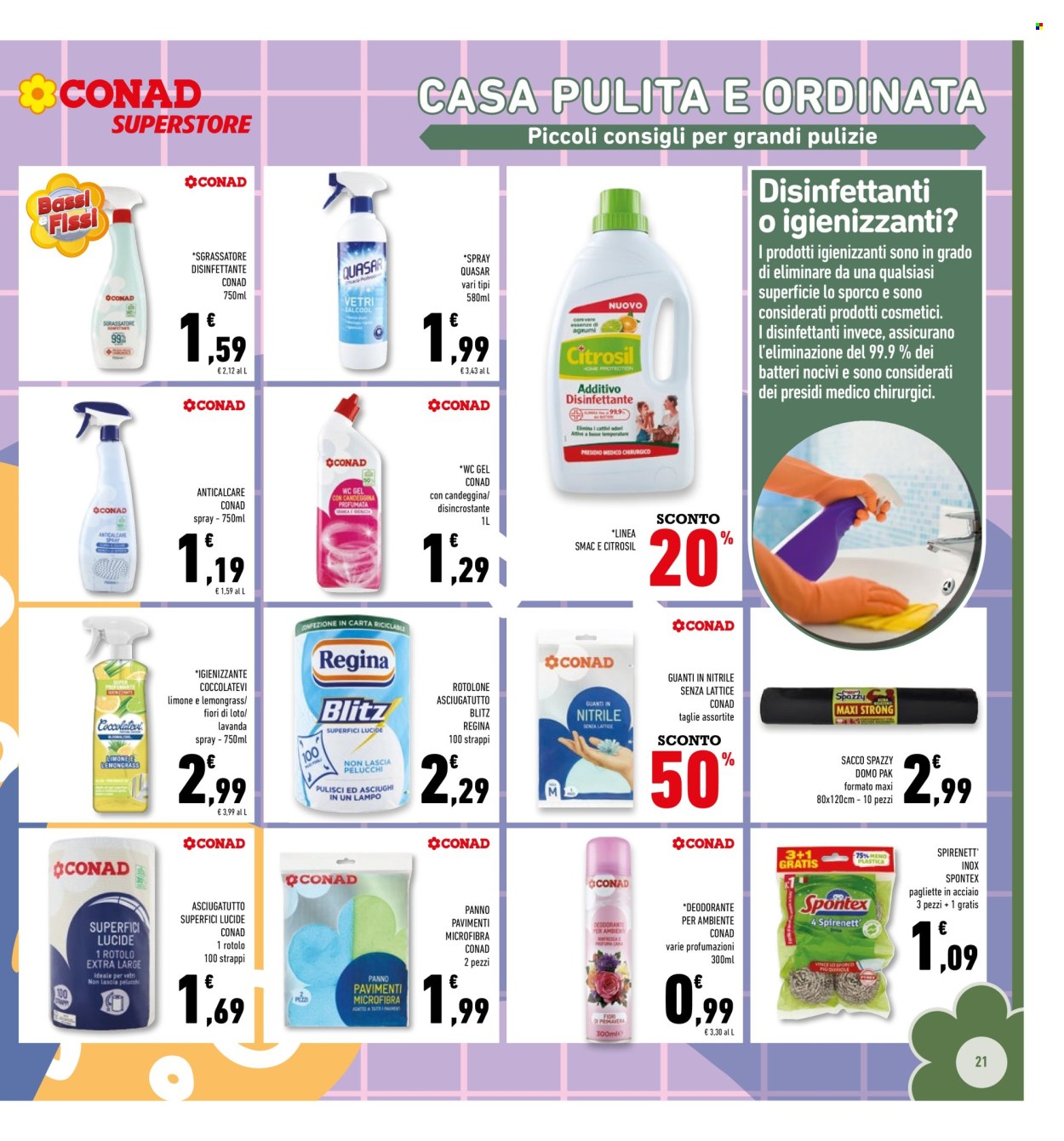 Volantino Conad - 23/9/2026 - 4/10/2026. Pagina 21