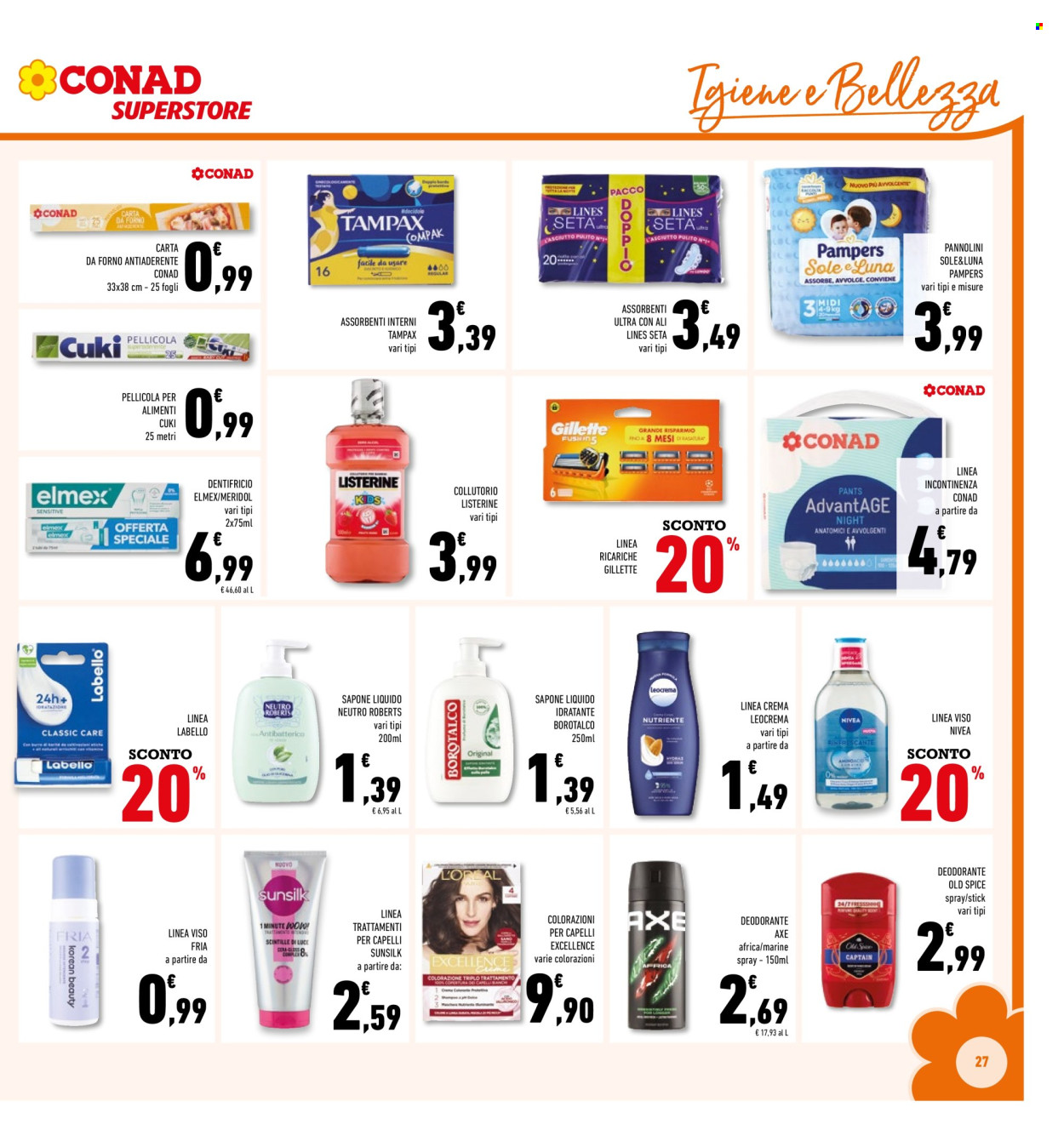 Volantino Conad - 23/9/2026 - 4/10/2026. Pagina 27