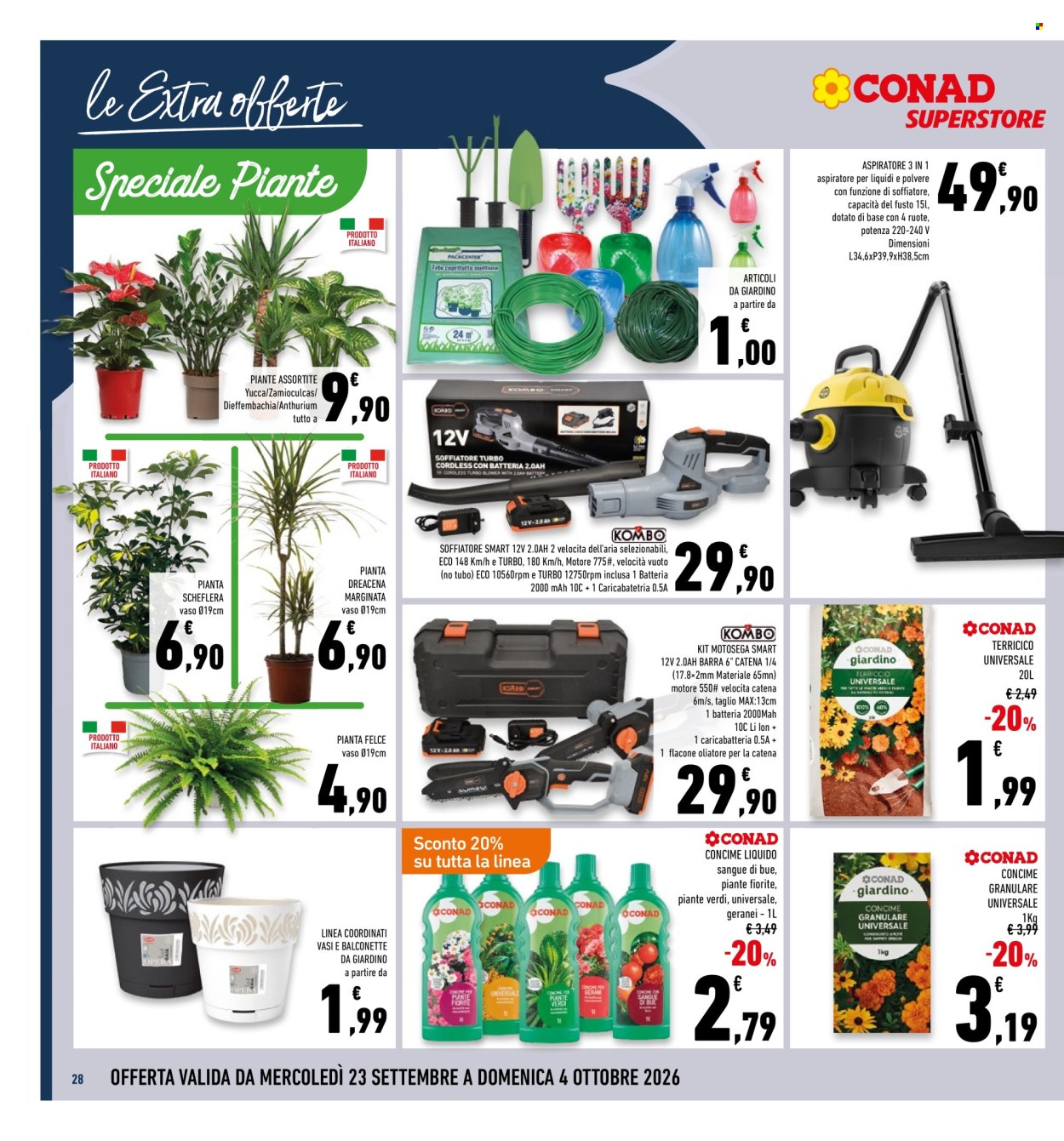 Volantino Conad - 23/9/2026 - 4/10/2026. Pagina 28