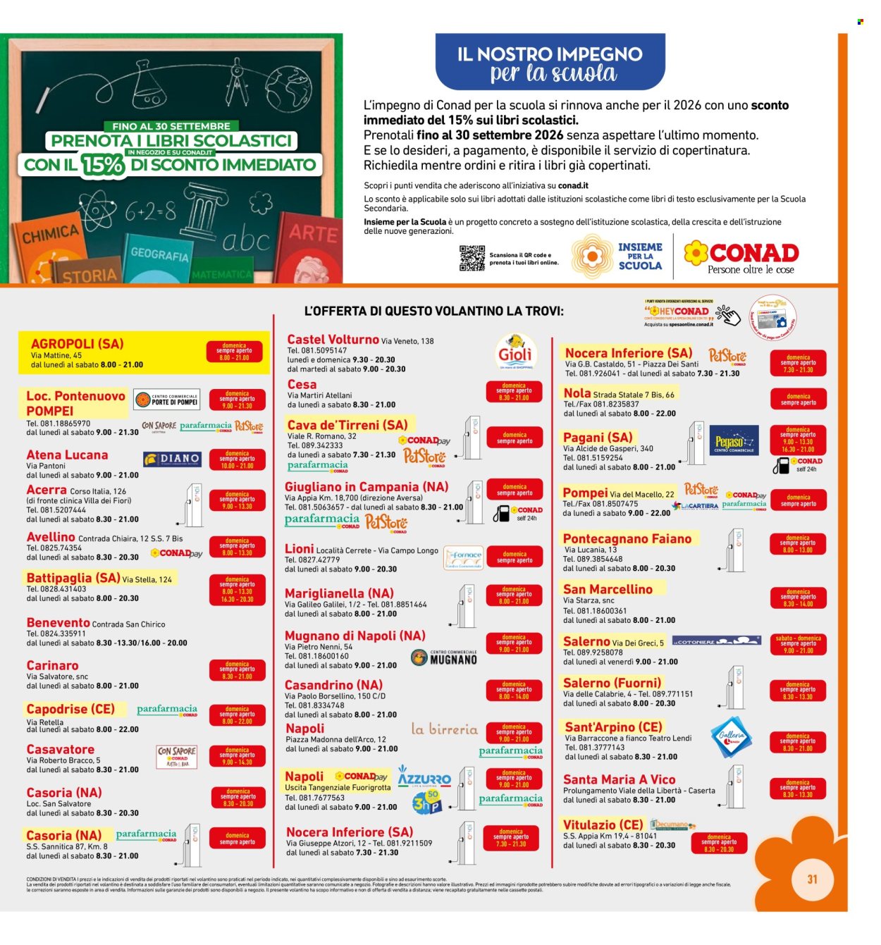 Volantino Conad - 23/9/2026 - 4/10/2026. Pagina 31