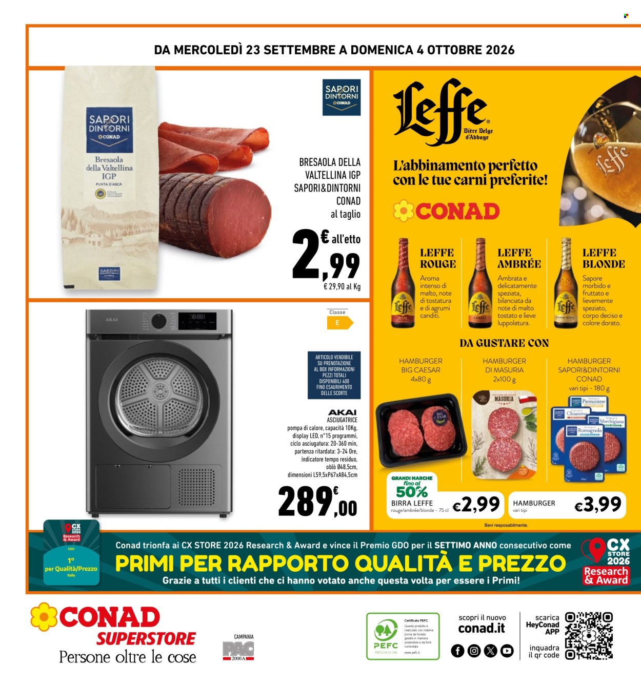 Volantino Conad - 23/9/2026 - 4/10/2026. Pagina 32