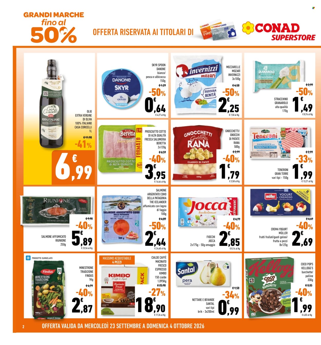 Volantino Conad Superstore - 23/9/2026 - 4/10/2026. Pagina 2