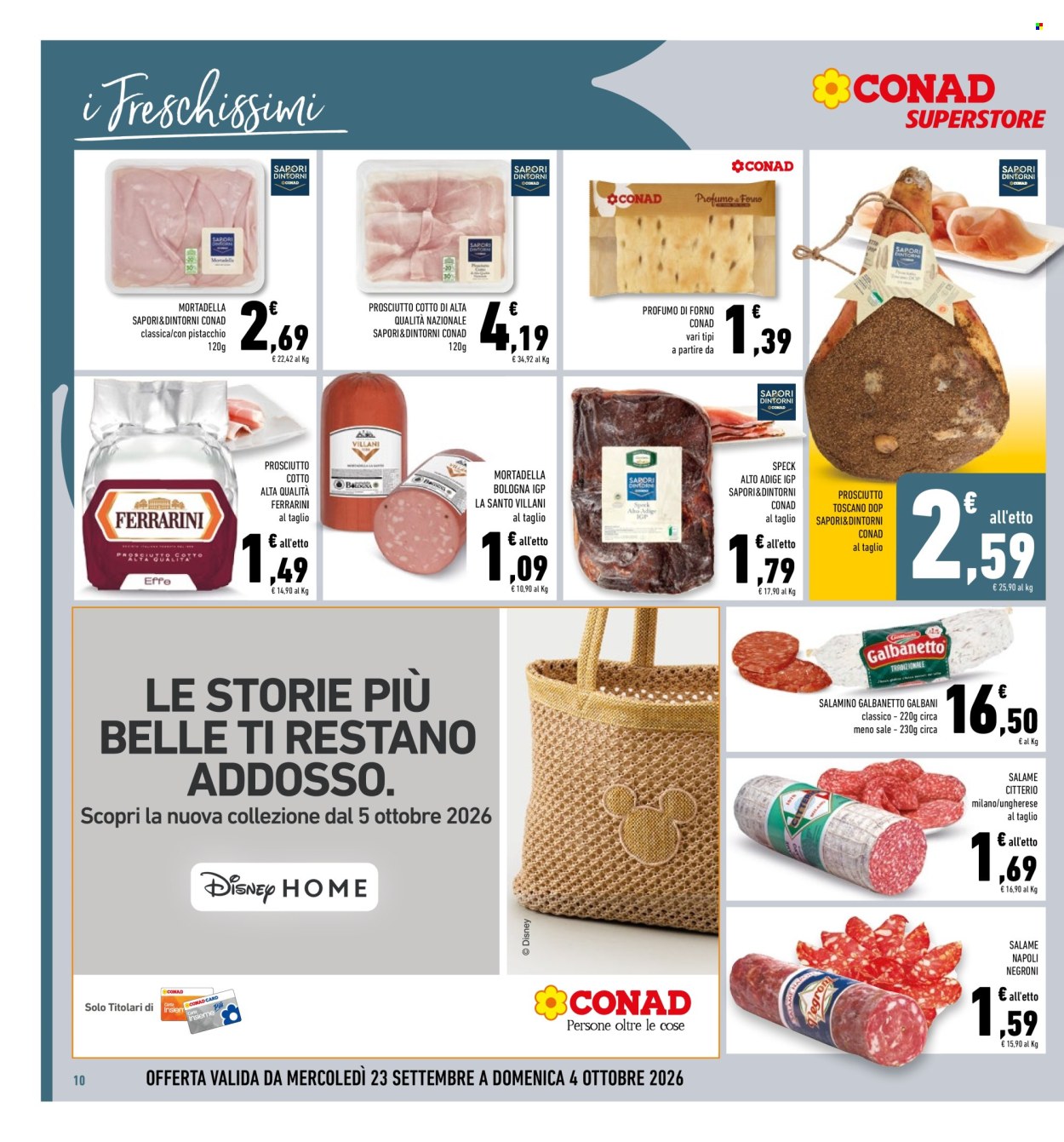 Volantino Conad Superstore - 23/9/2026 - 4/10/2026. Pagina 10