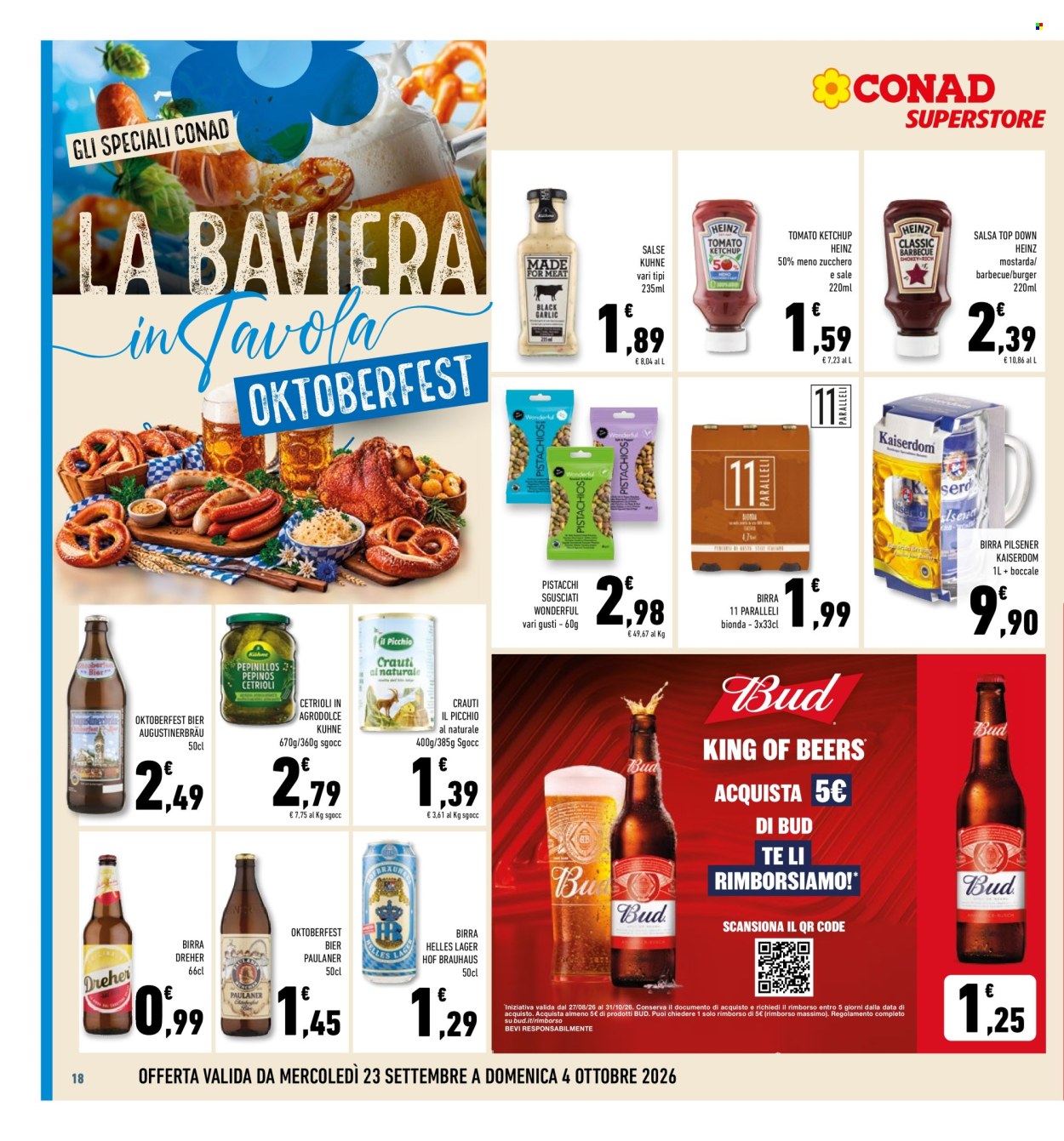 Volantino Conad Superstore - 23/9/2026 - 4/10/2026. Pagina 18