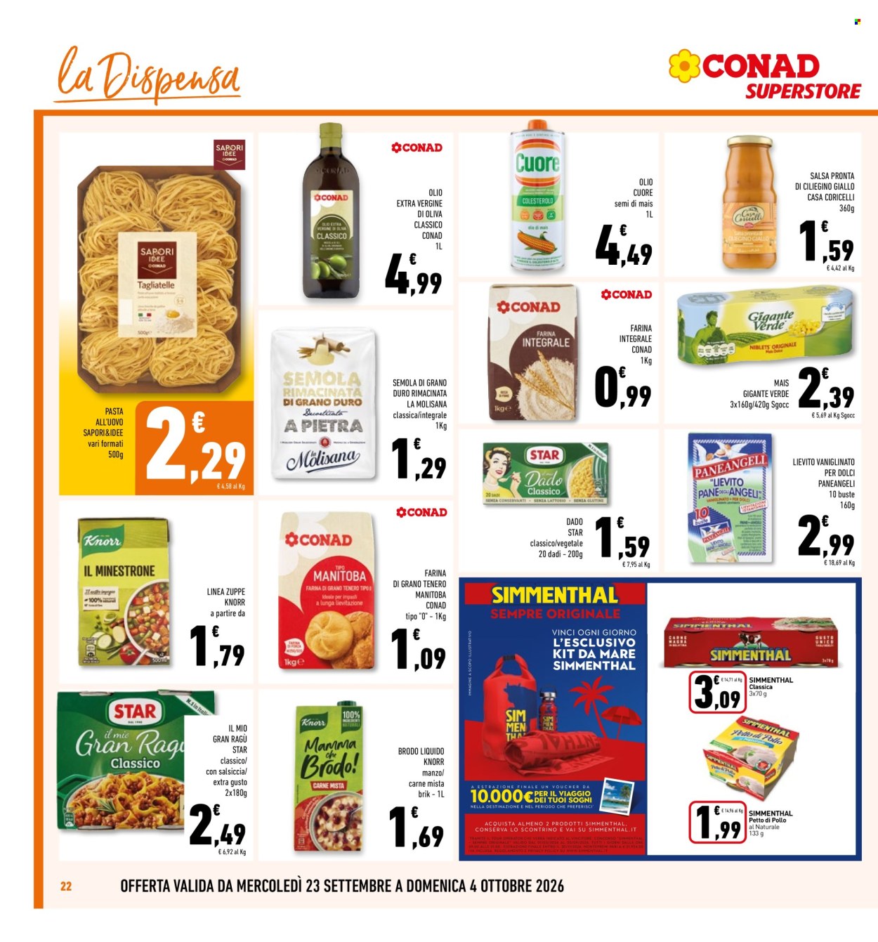 Volantino Conad Superstore - 23/9/2026 - 4/10/2026. Pagina 22