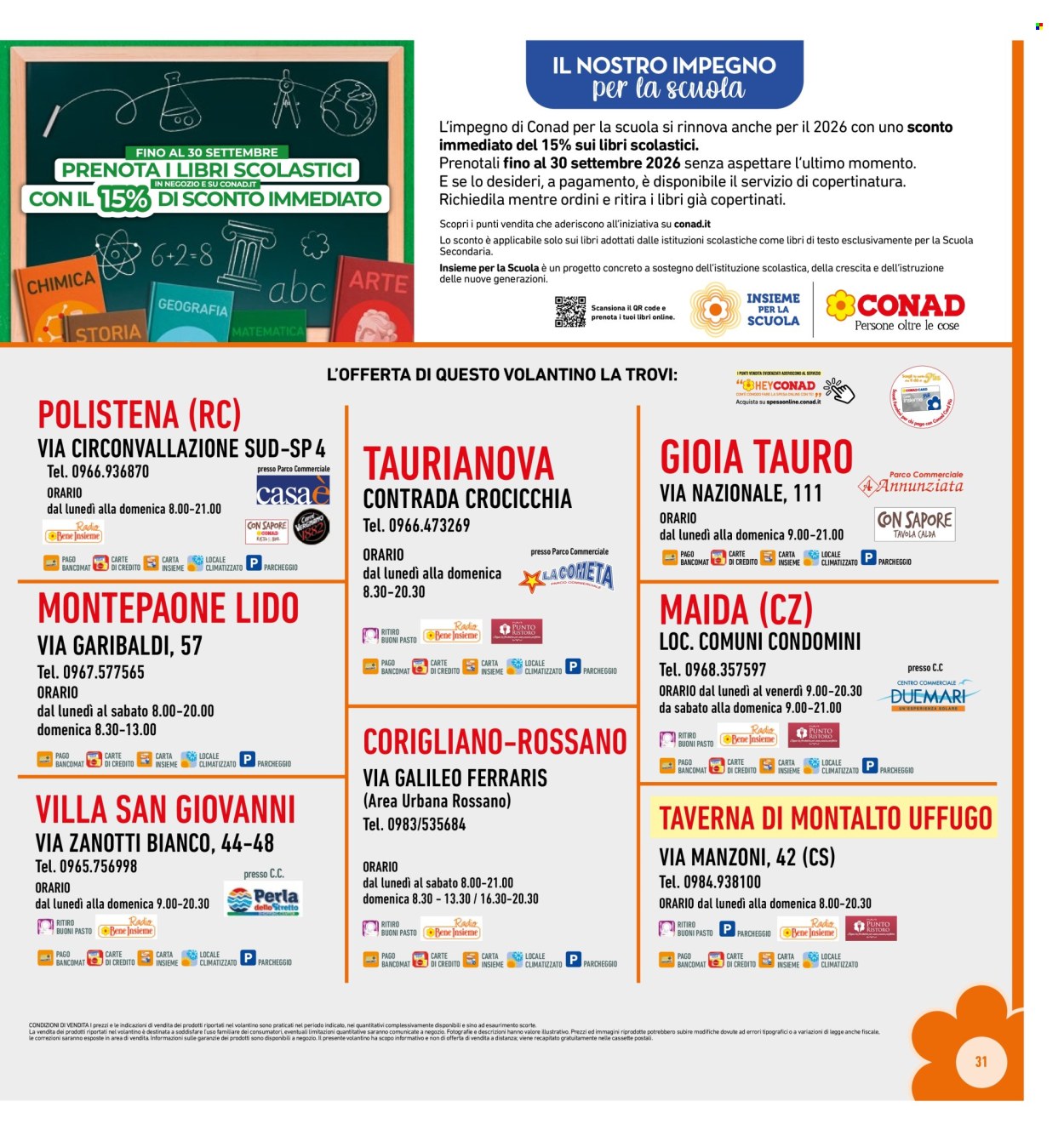 Volantino Conad Superstore - 23/9/2026 - 4/10/2026. Pagina 31