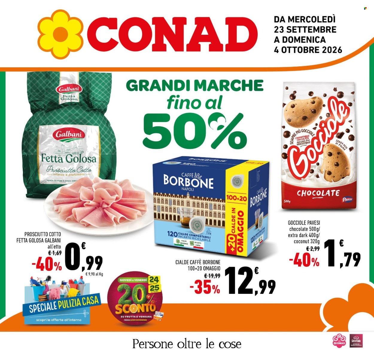 Volantino Conad - 23/9/2026 - 3/10/2026. Pagina 1