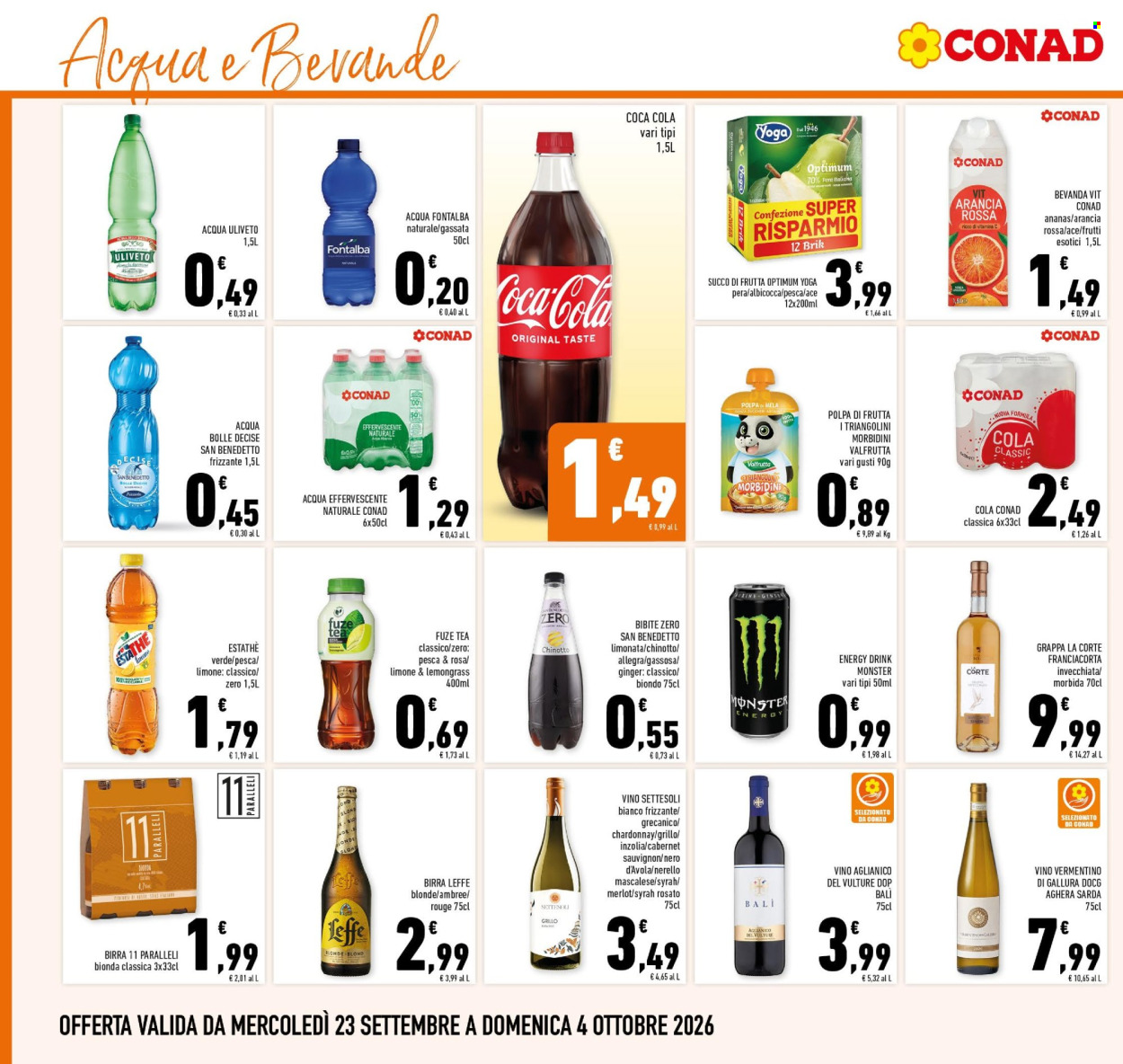 Volantino Conad - 23/9/2026 - 3/10/2026. Pagina 16