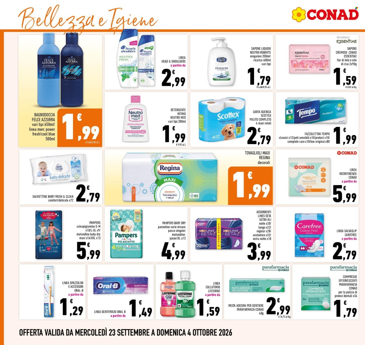 Volantino Conad - 23/9/2026 - 3/10/2026. Pagina 22