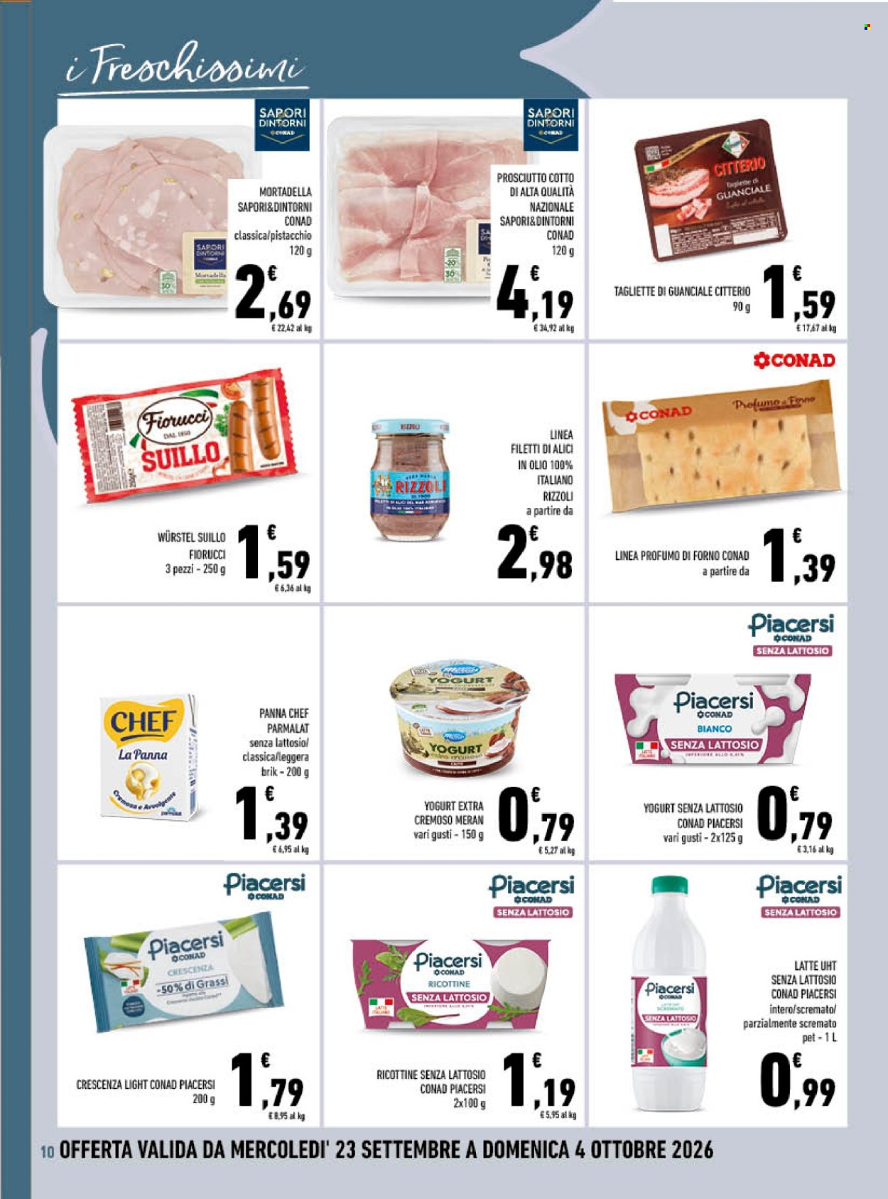 Volantino Conad - 23/9/2026 - 4/10/2026. Pagina 10