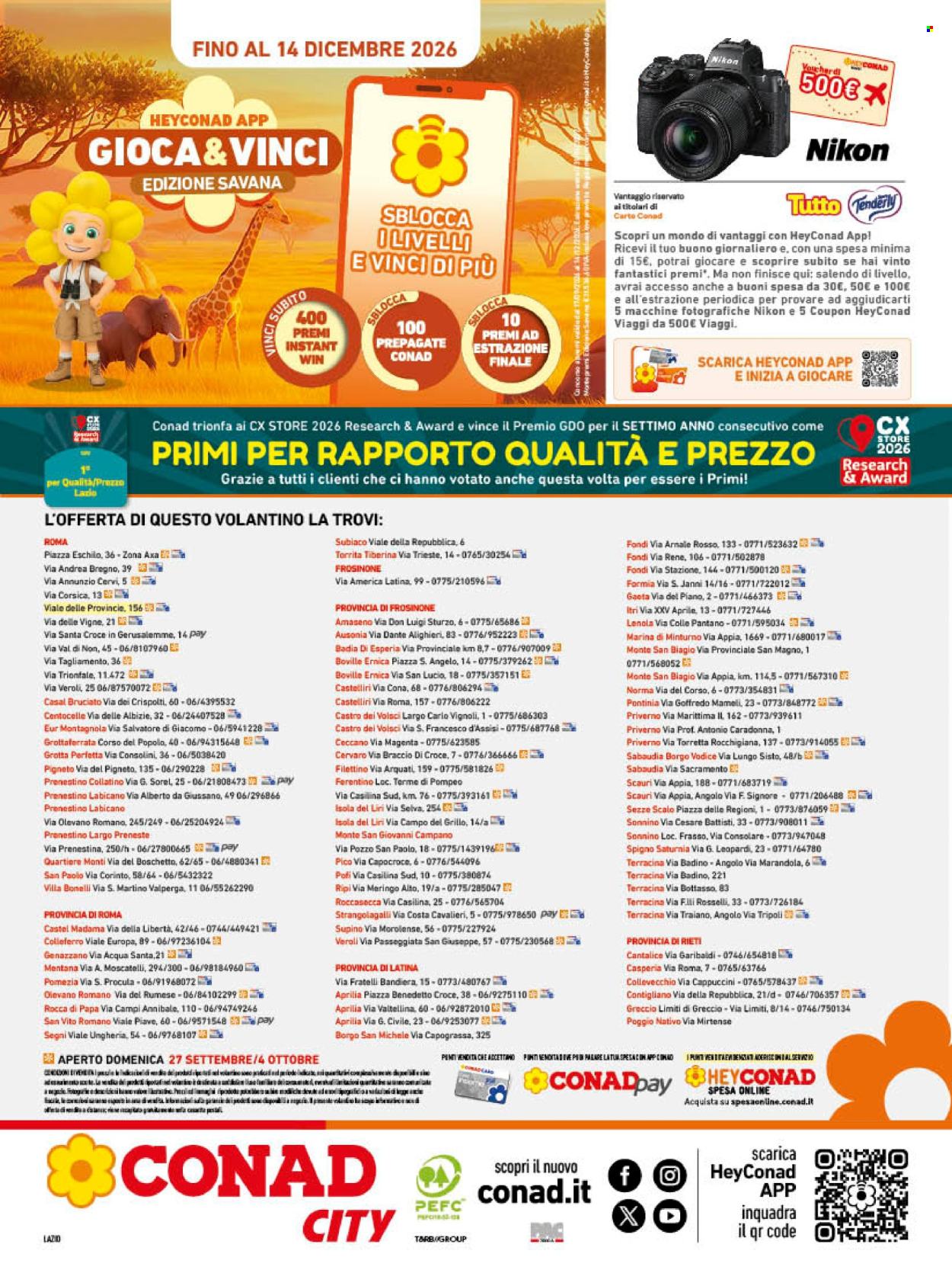 Volantino Conad - 23/9/2026 - 4/10/2026. Pagina 16