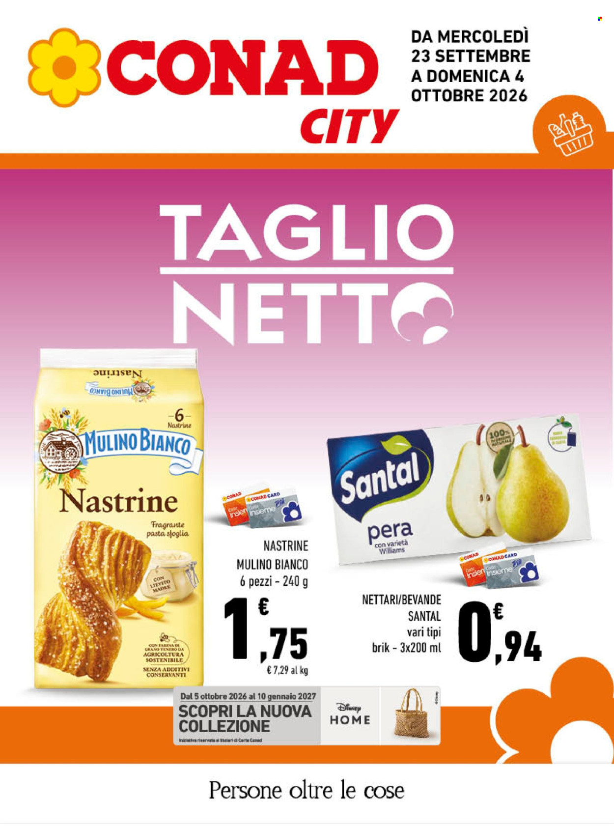 Volantino Conad - 23/9/2026 - 4/10/2026. Pagina 1