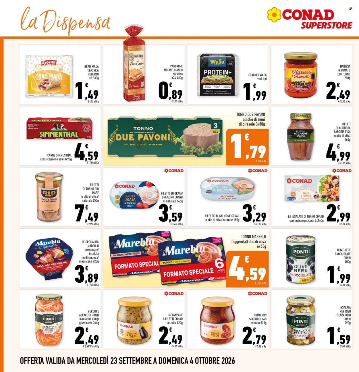 Volantino Conad Superstore - 23/9/2026 - 3/10/2026. Pagina 18