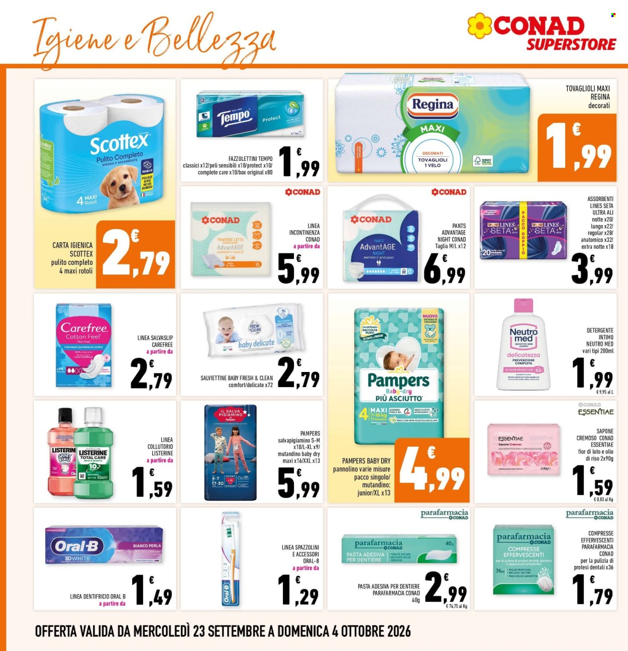 Volantino Conad Superstore - 23/9/2026 - 3/10/2026. Pagina 22