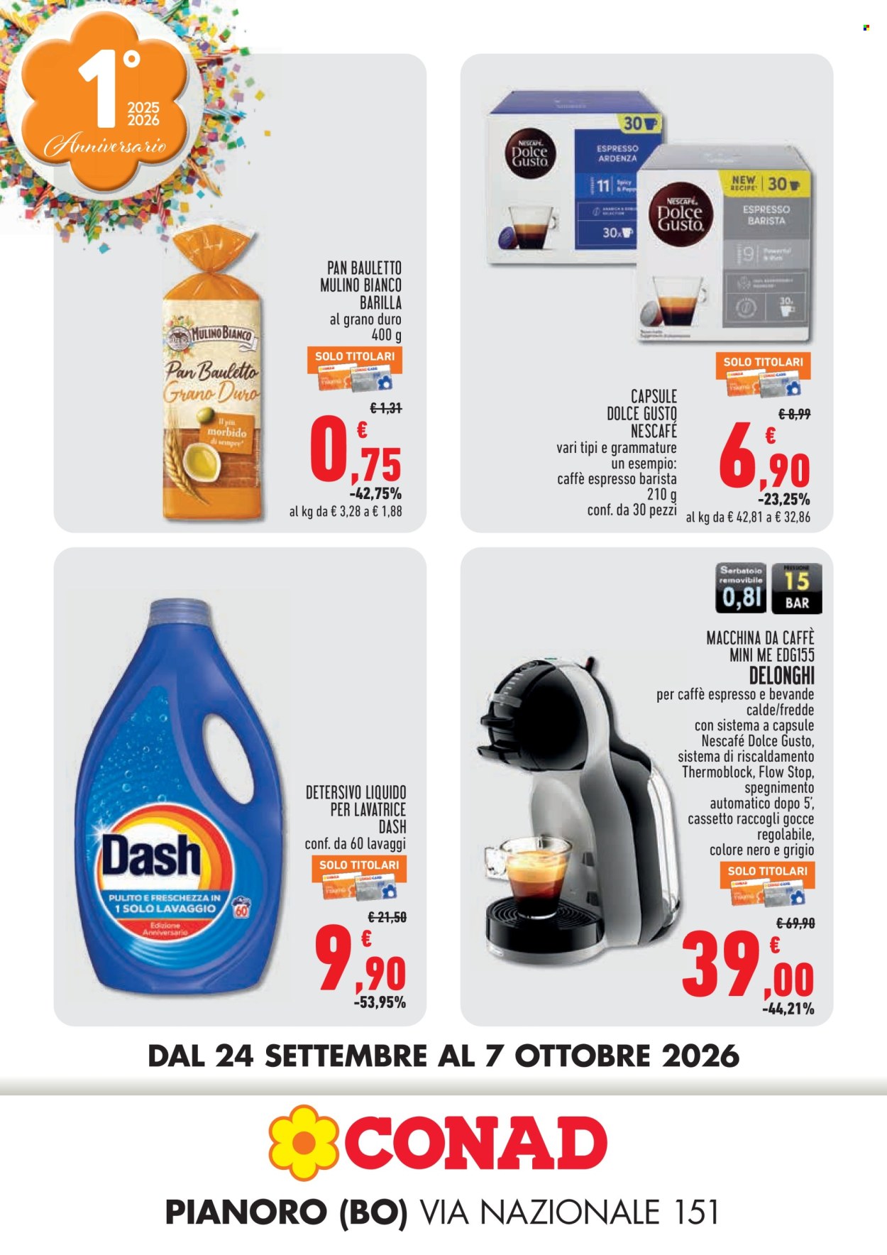 Volantino Conad - 24/9/2026 - 7/10/2026. Pagina 1