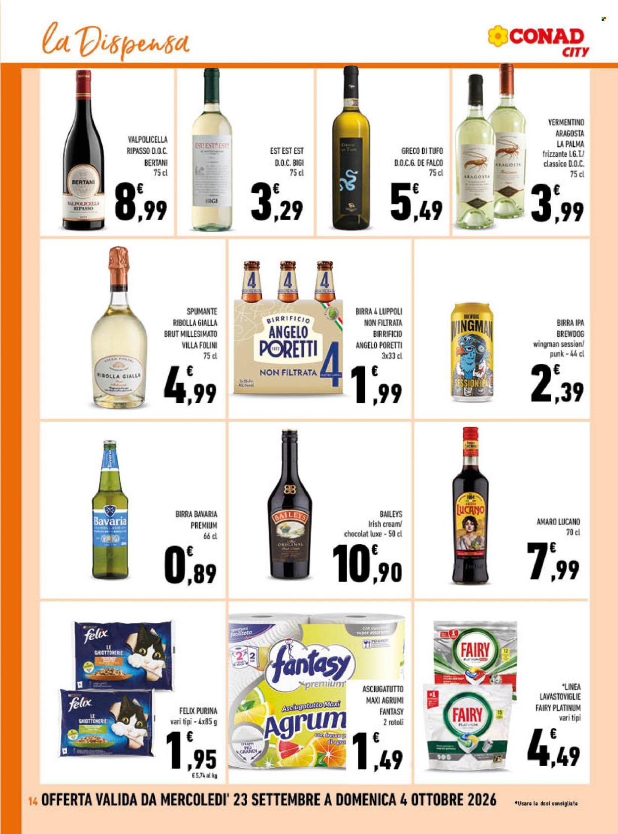 Volantino Conad - 23/9/2026 - 4/10/2026. Pagina 14