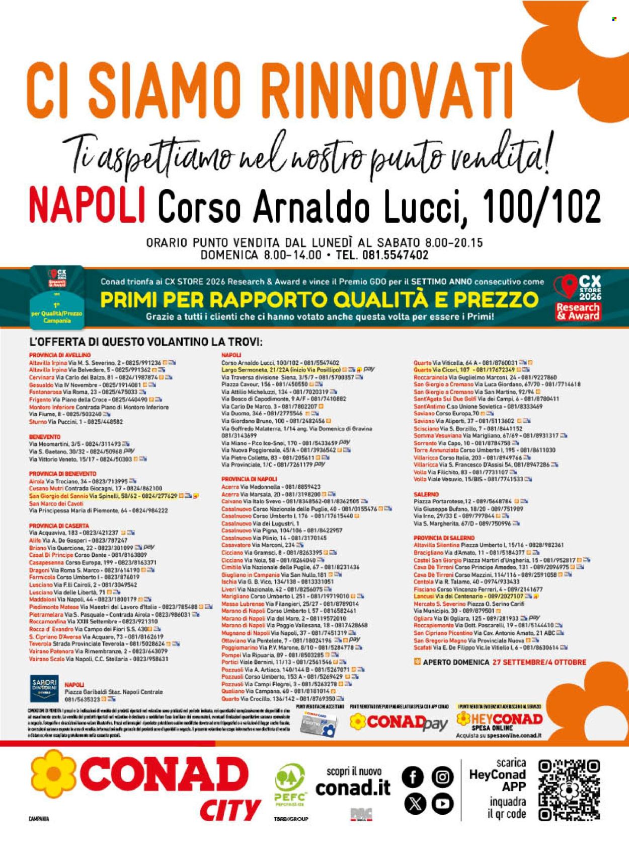 Volantino Conad - 23/9/2026 - 4/10/2026. Pagina 16
