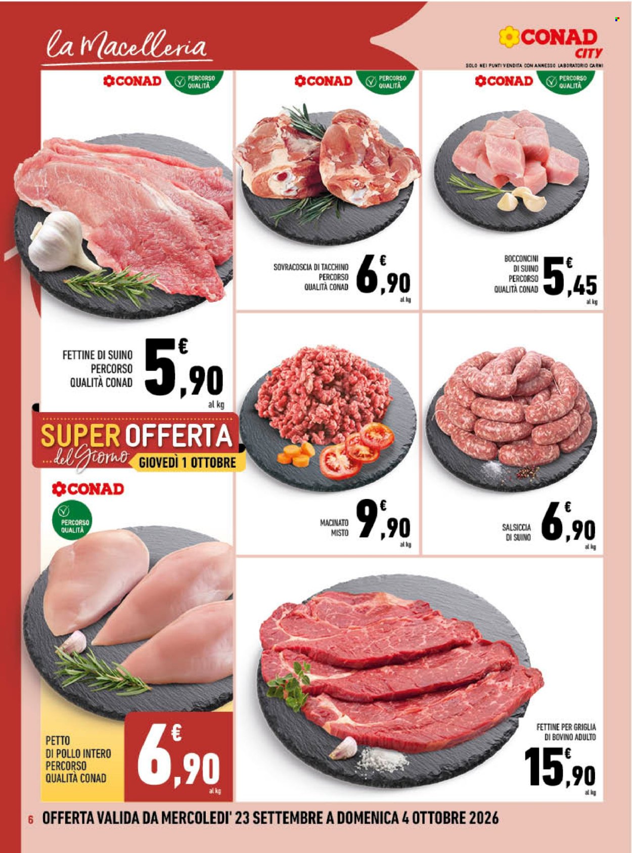 Volantino Conad - 23/9/2026 - 4/10/2026. Pagina 6