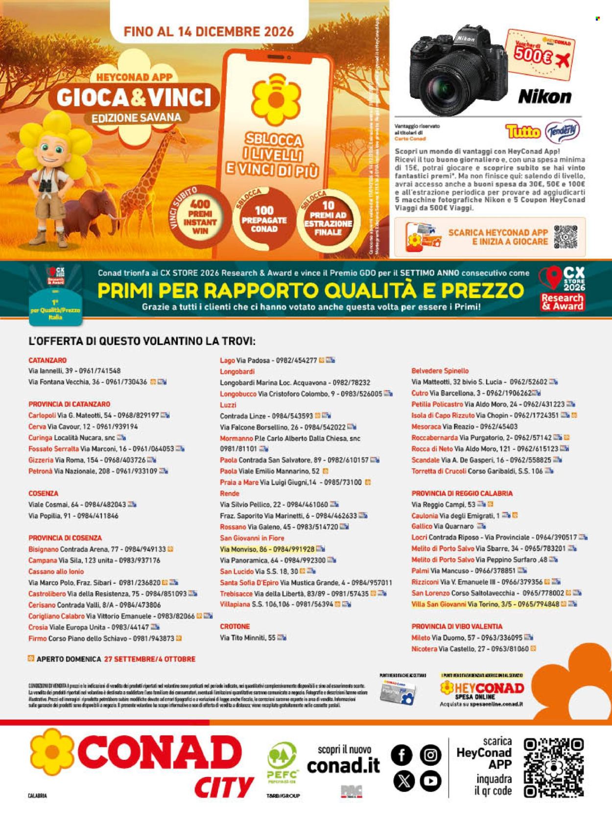 Volantino Conad - 23/9/2026 - 4/10/2026. Pagina 16