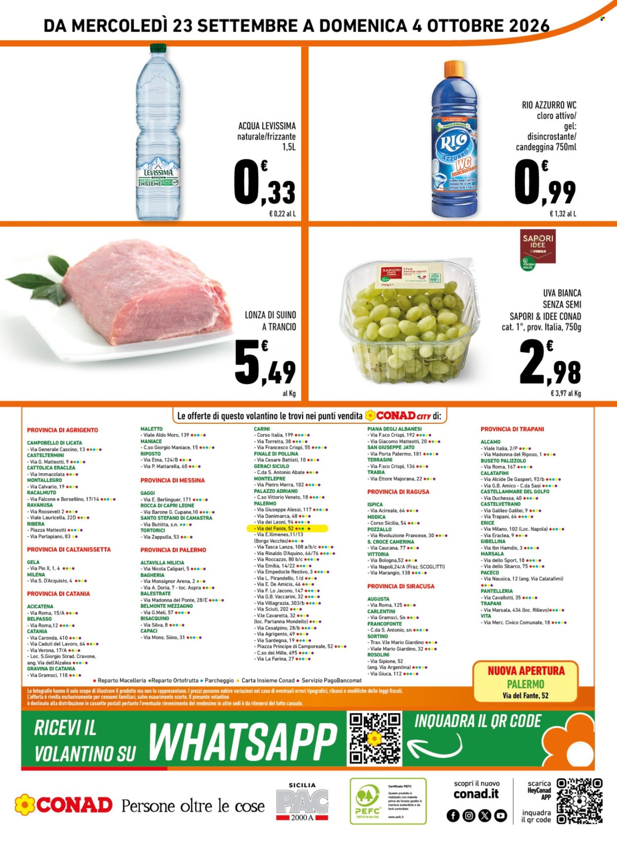 Volantino Conad - 23/9/2026 - 3/10/2026. Pagina 16