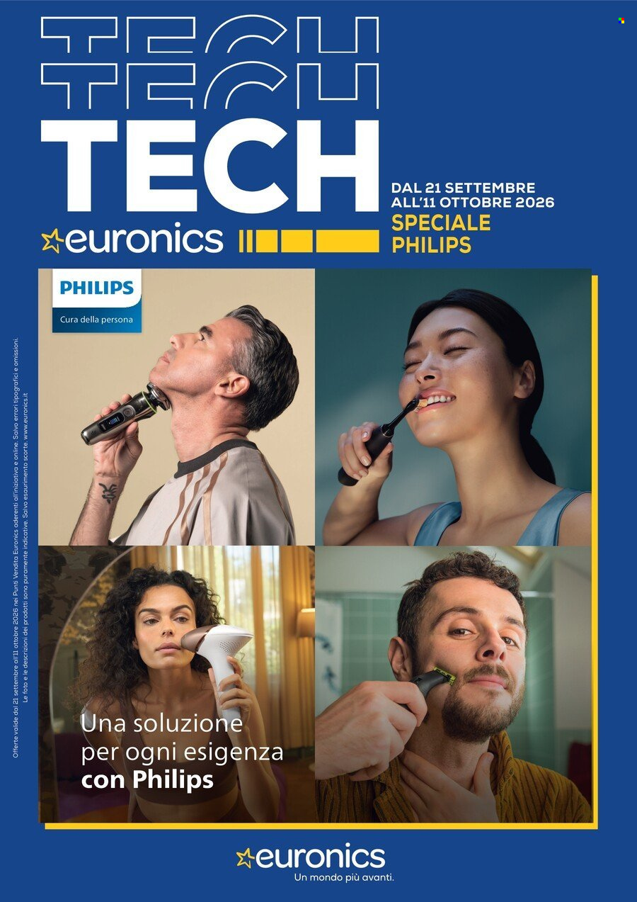 Volantino Euronics - 21/9/2026 - 11/10/2026. Pagina 1