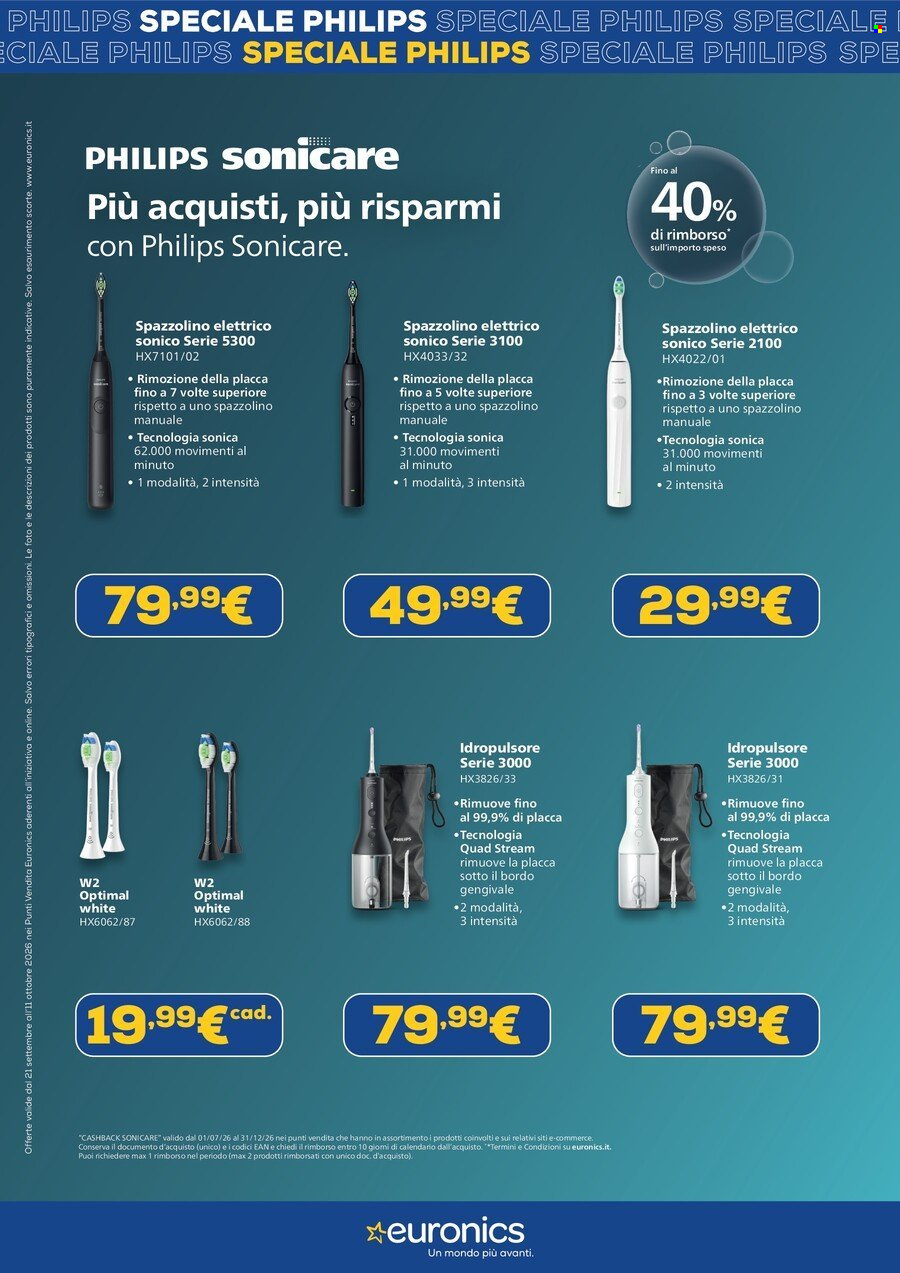 Volantino Euronics - 21/9/2026 - 11/10/2026. Pagina 7